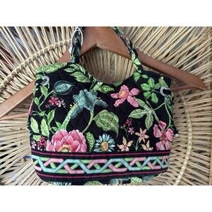 Vera Bradley Sherry Botanica Quilted Purse, Retired Pattern, New